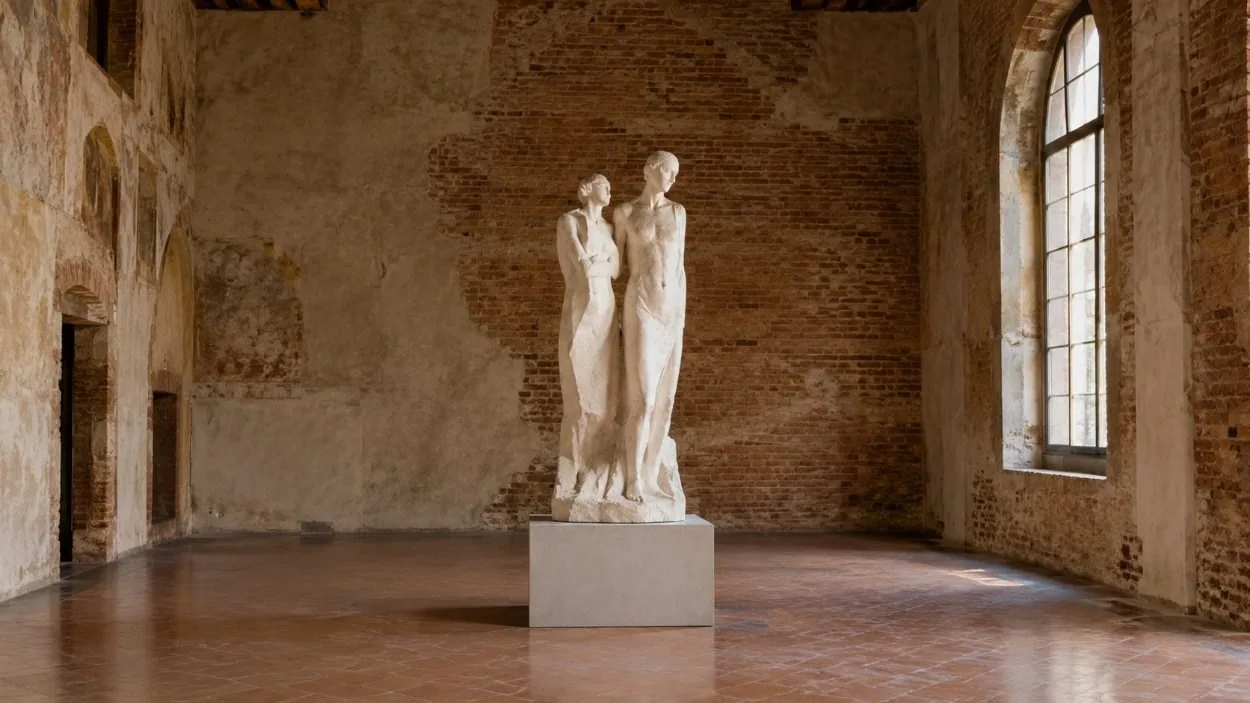 Una sala dei musei del Castello: qui serve il biglietto, dal martedì alla domenica